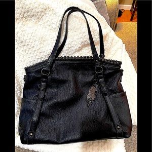 Sale🔥Jessica Simpson black purse w/beaded trim